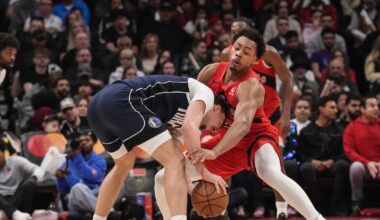 Cooper Flagg assessed first technical foul of career on frustrating night for Mavs in Toronto