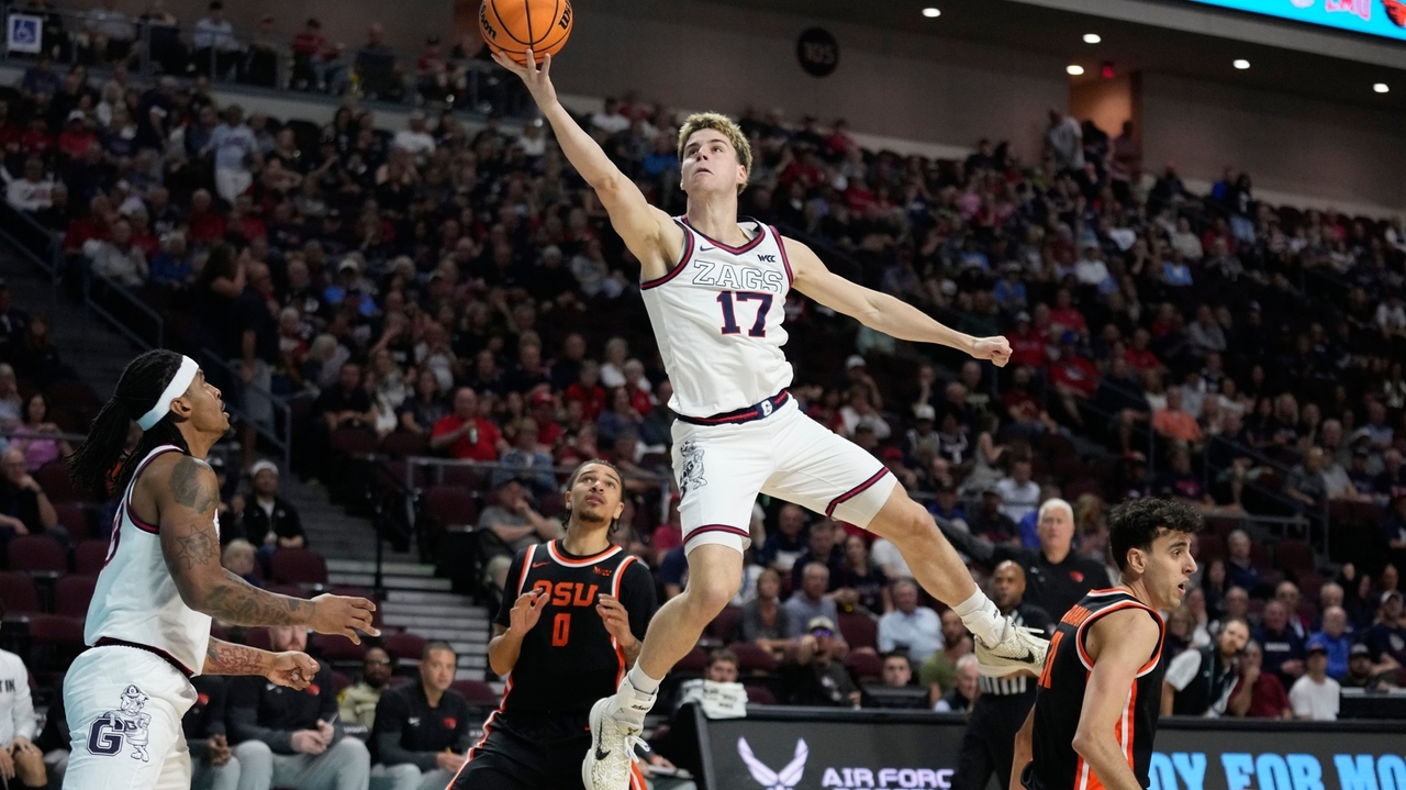 No. 12 Gonzaga beats Oregon State 65-56, advances to 29th straight WCC final