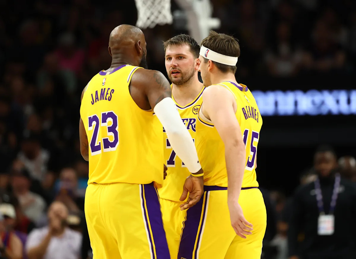 Luka Dončić, LeBron James and the tale of two Lakers teams