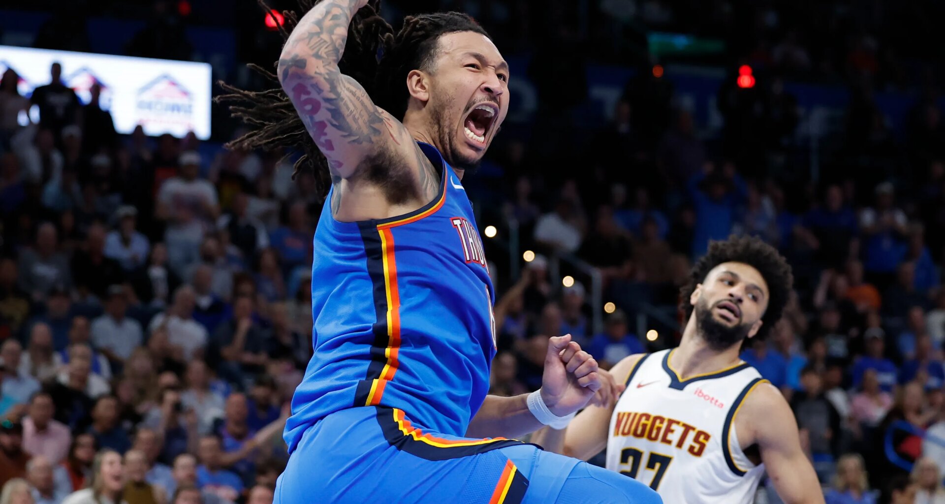 Jaylin Williams continues to have Nuggets' number in OKC's upset win