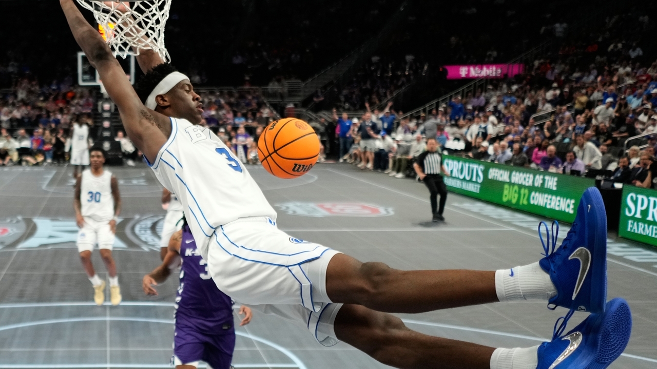 AJ Dybantsa shines with 40-point night in No. 10 seed BYU's Big 12 tourney win over K-State