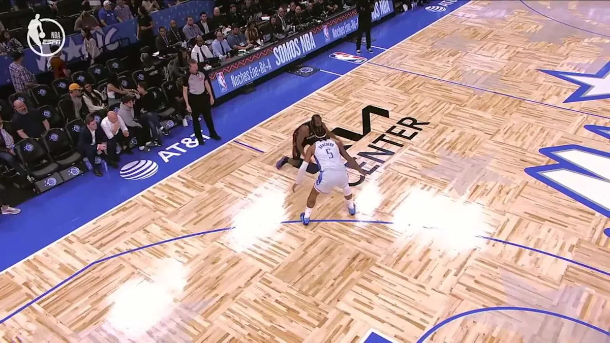 James Harden with 30 points vs. Orlando Magic