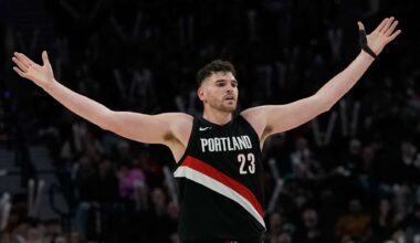 Trail Blazers beat the Jazz 124-114 to close in on the Warriors for 9th in the West