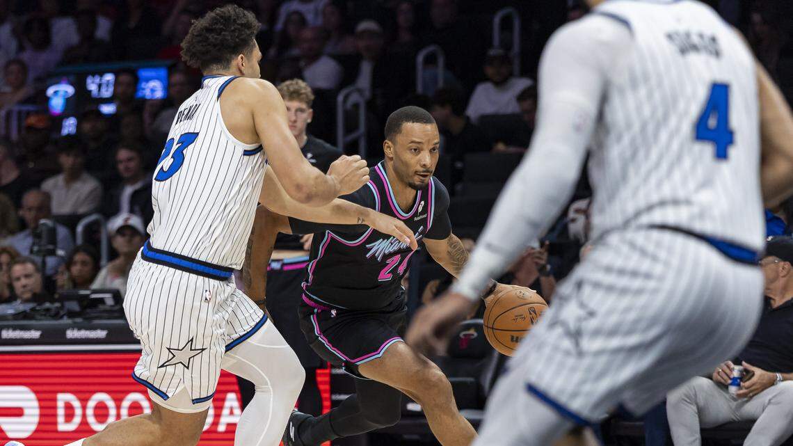 Heat’s seven-game winning streak snapped in loss to Magic