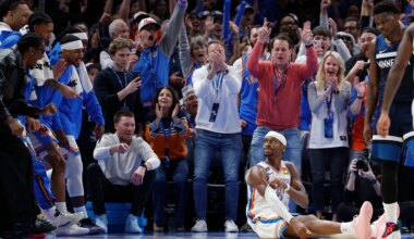 Best images from Thunder's 116-103 win over Timberwolves