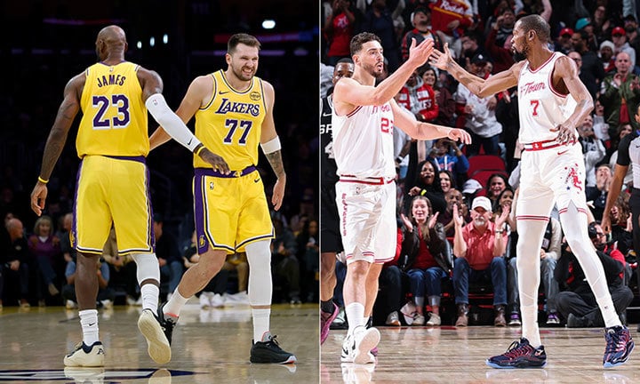 LeBron James, Luka Dončić, Alperen Sengun, Kevin Durant