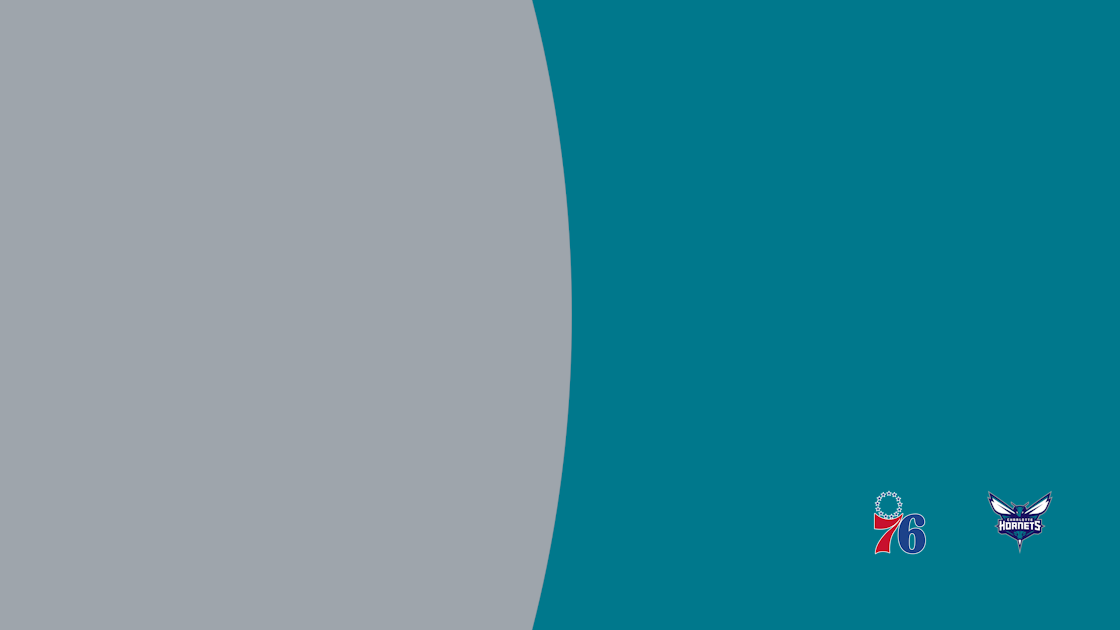 Watch Philadelphia 76ers at Charlotte Hornets (Free Trial)