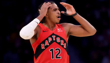 Raptors' Collin Murray-Boyles gets rookie treatment as car gets stuffed full of popcorn, leaving fans with mixed feelings