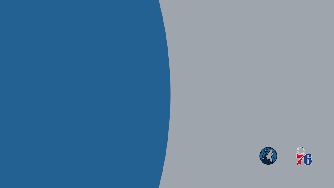 Watch Minnesota Timberwolves at Philadelphia 76ers (Free Trial)