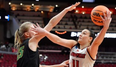 Louisville pulls away for a 72-52 win over Vermont in 1st round of women's NCAA Tournament