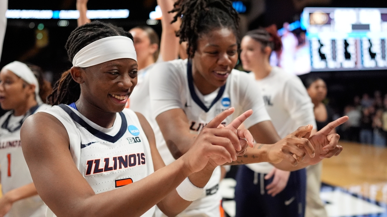 Illinois beats Colorado for 1st round win as youngest team in women's NCAA Tournament