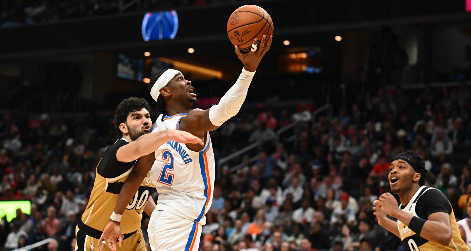 Best images from Thunder's 132-111 win over Wizards