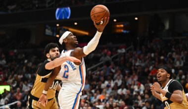 Best images from Thunder's 132-111 win over Wizards