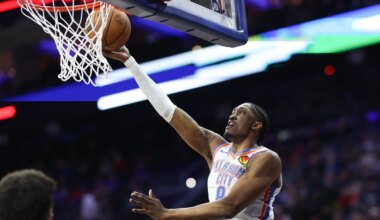 Best images from Thunder's 123-103 win over Sixers