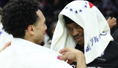 Jared McCain shows VJ Edgecombe love