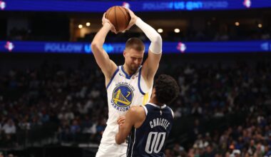 Warriors center Kristaps Porzingis Status vs Nets