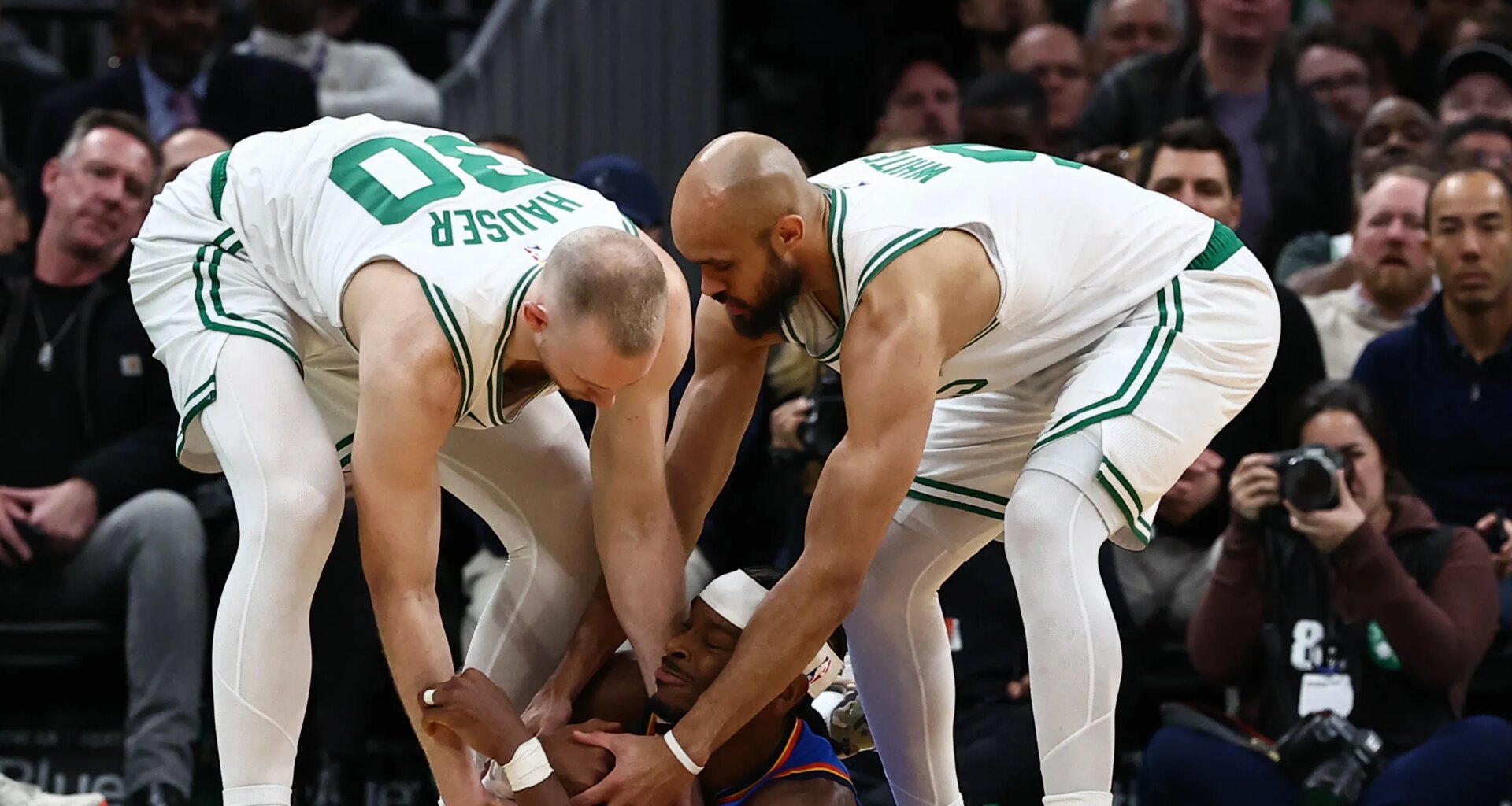 Best images from Thunder's 119-109 loss to Celtics