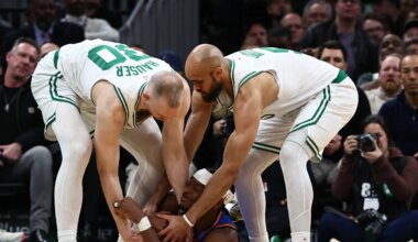 Best images from Thunder's 119-109 loss to Celtics