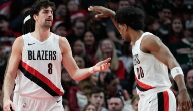 Henderson has 30 and the Trail Blazers rout the fading Bucks 130-99