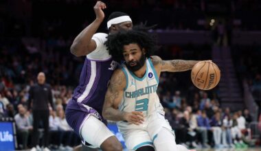 Hornets’ Coby White contributing on and off the court