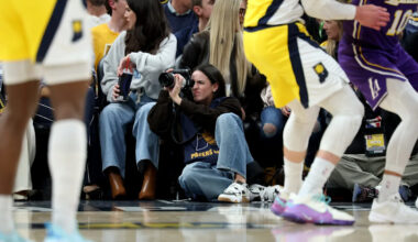 Caitlin Clark did incredible work as photographer at Pacers-Lakers