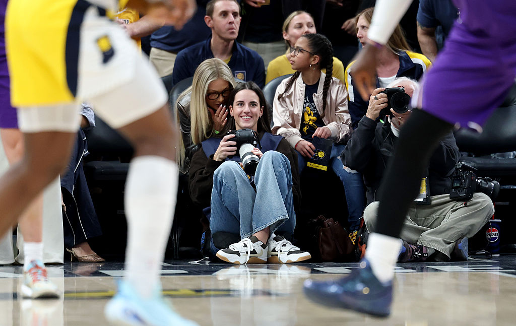 Caitlin Clark The Photographer Photographed Pacers-Lakers Game