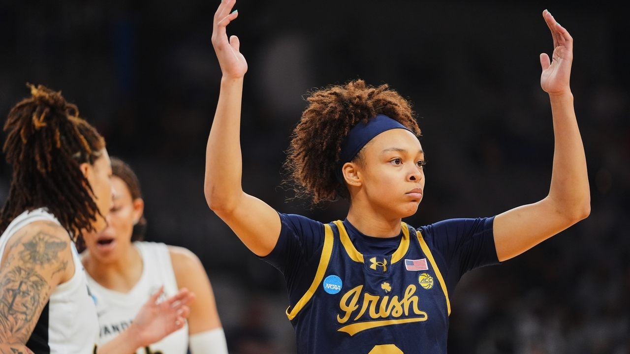 Notre Dame's Hannah Hidalgo breaks NCAA single-season steals record in March Madness game