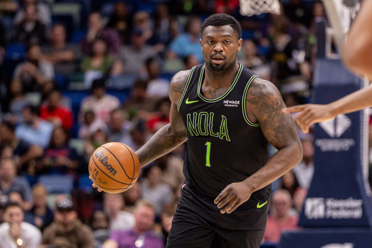 New Orleans Pelicans forward Zion Williamson (1)© Stephen Lew-Imagn Images

