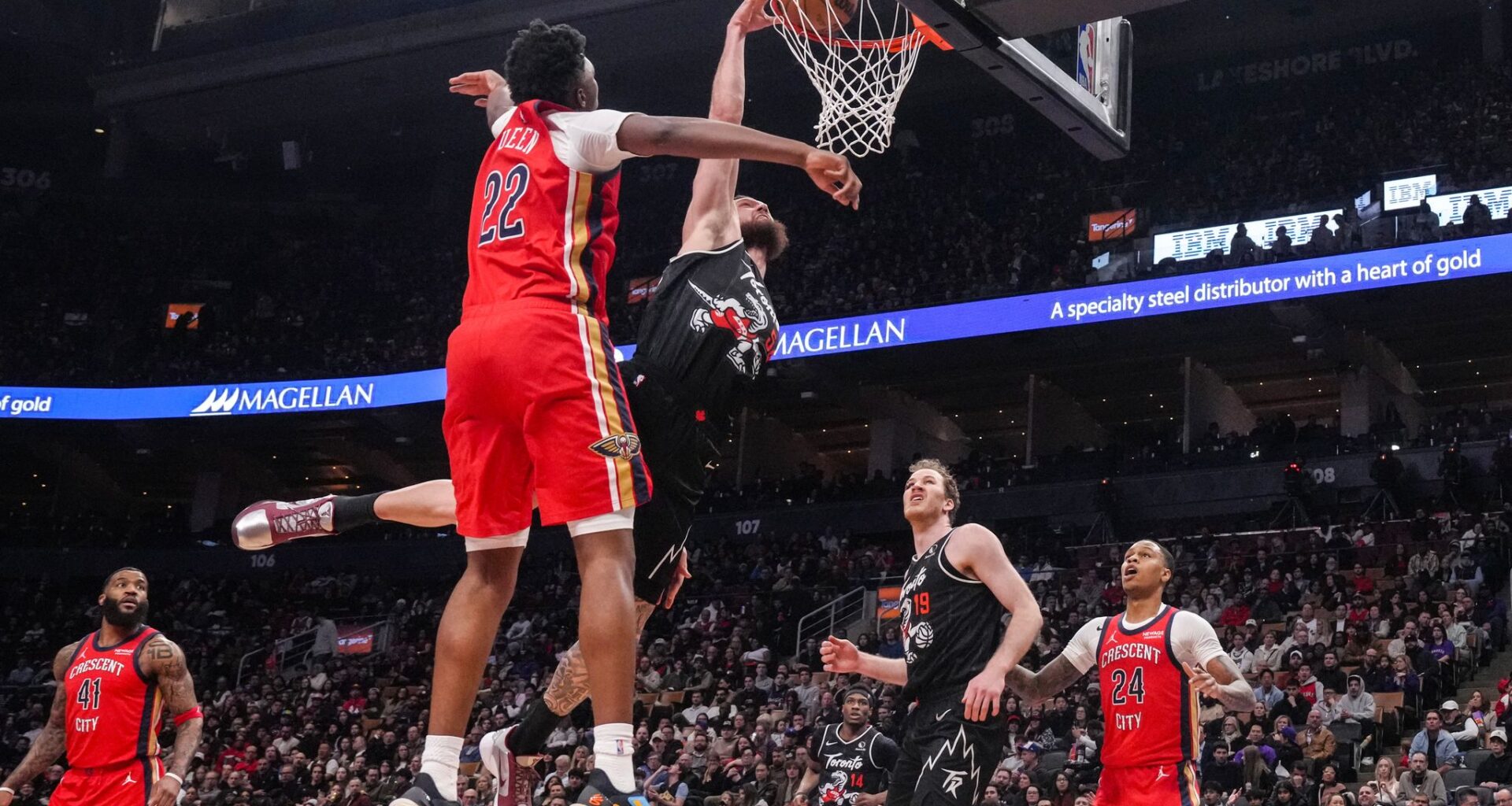 Raptors beat the Pelicans 119-106 as Barnes has 23 points and 12 assists