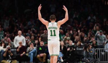 Celtics ground Hawks 109-102 despite early hole, no Jaylen Brown