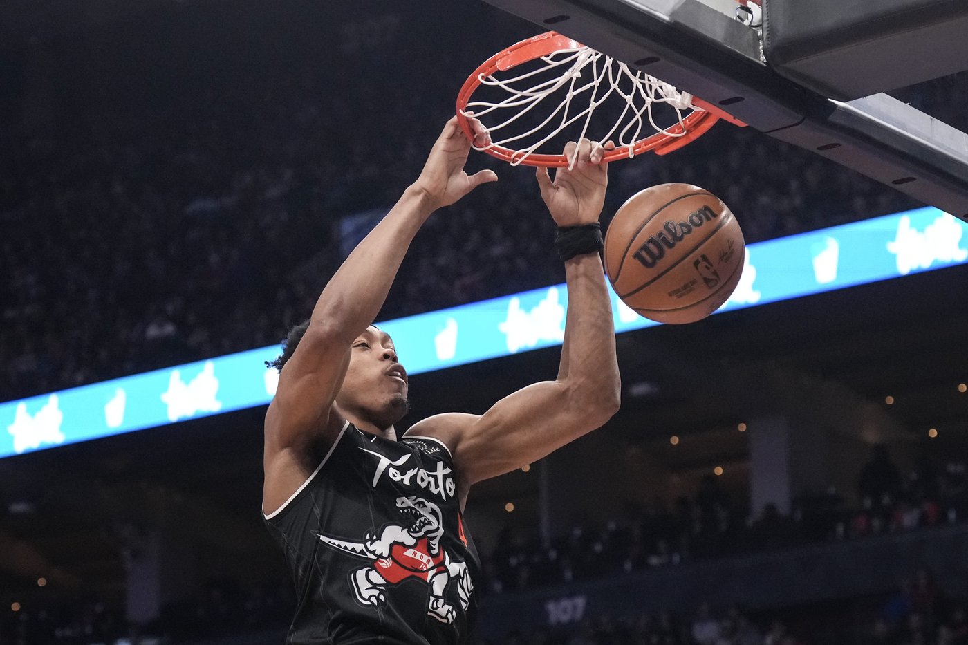 Swiss Army Scottie Barnes does it all for Raptors with 27th double-double of season