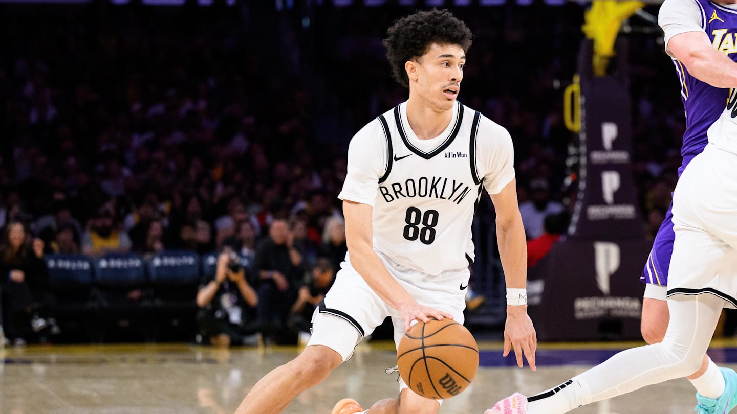 Nolan Traoré Stuffs Stat Sheet for the Nets Against the Lakers