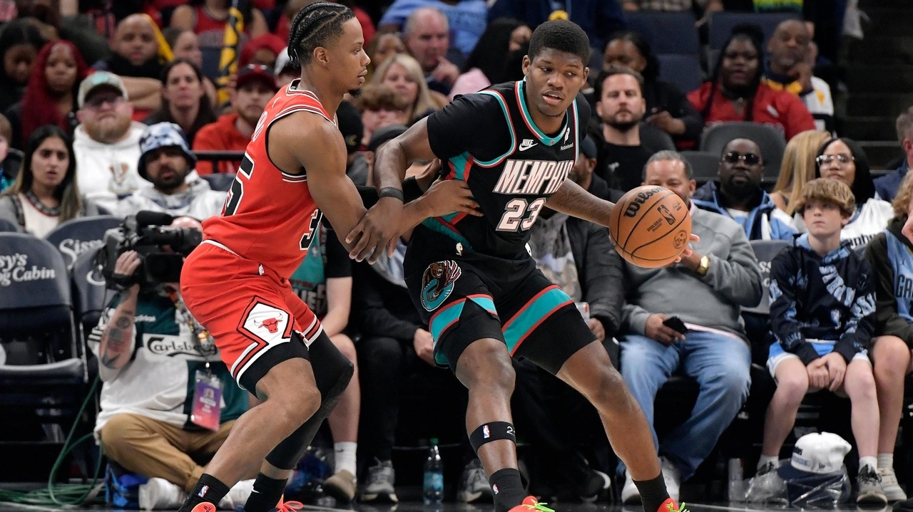 Cedic Coward scores 24 points, including key late free throws, as Grizzlies defeat Bulls 125-124