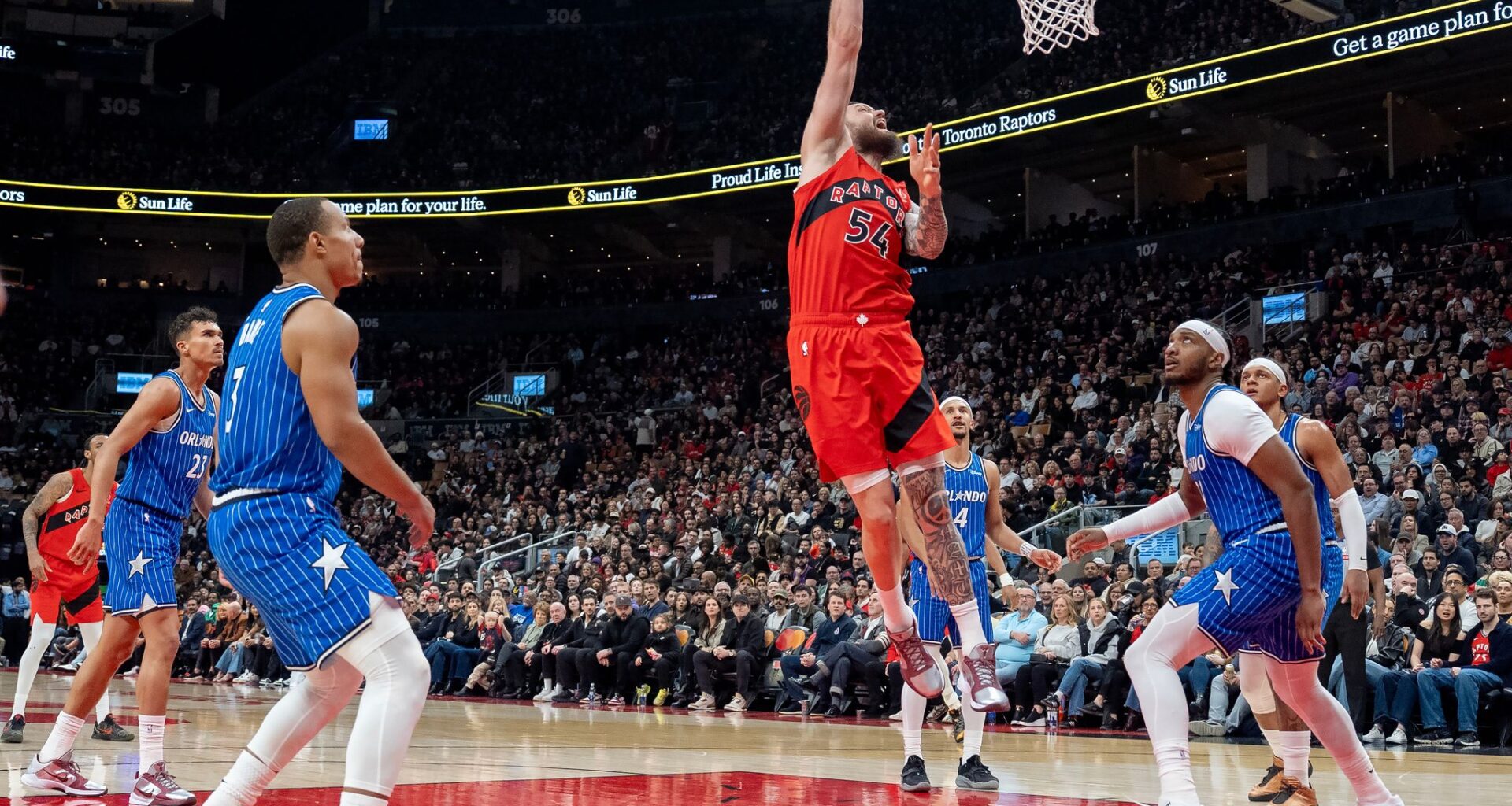 Barnes has career-high 15 assists, Raptors score 31 straight points to rout slumping Magic 139-87