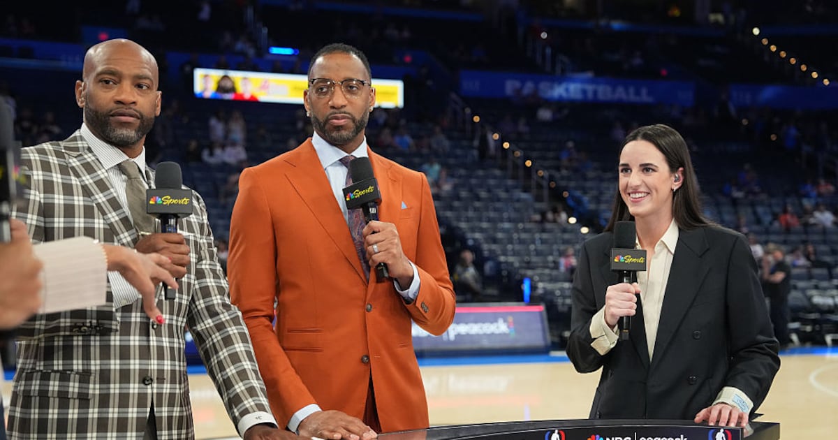 Caitlin Clark returns to NBC’s NBA coverage