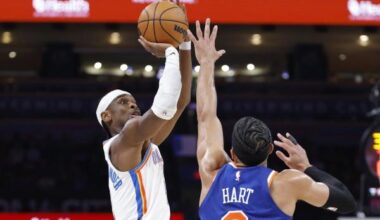 Thunder pursue franchise record against short-handed Pistons