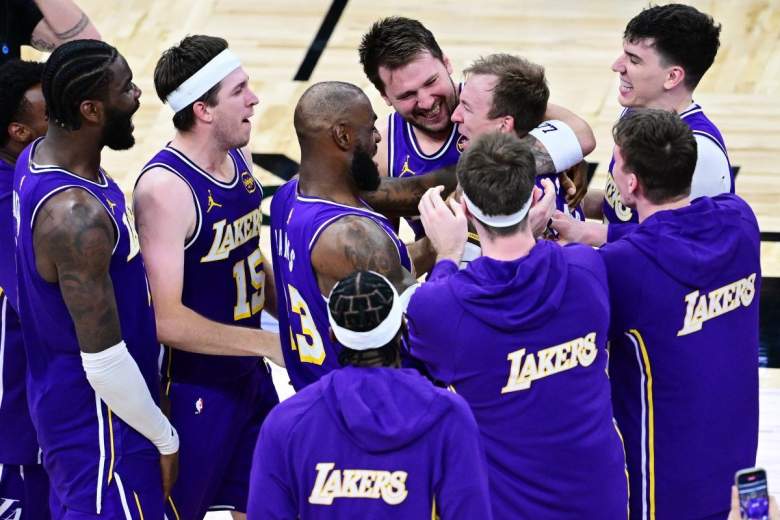 Los Angeles Lakers clinch playoffs Luka Doncic suspension