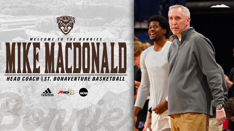 Bonnies Welcome Mike MacDonald as Head Men's Basketball Coach