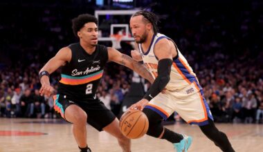 NBA roundup: New York Knicks halts San Antonio Spurs’ 11-game winning streak