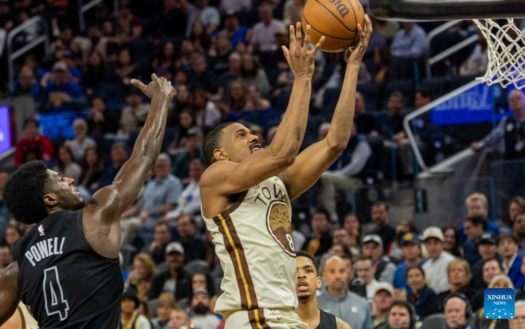 Golden State Warriors vs. Brooklyn Nets-Xinhua