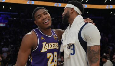 'Shocked,' Rui Hachimura 'Forgot' Anthony Davis Was Traded to Wizards from Mavs in Trending Video