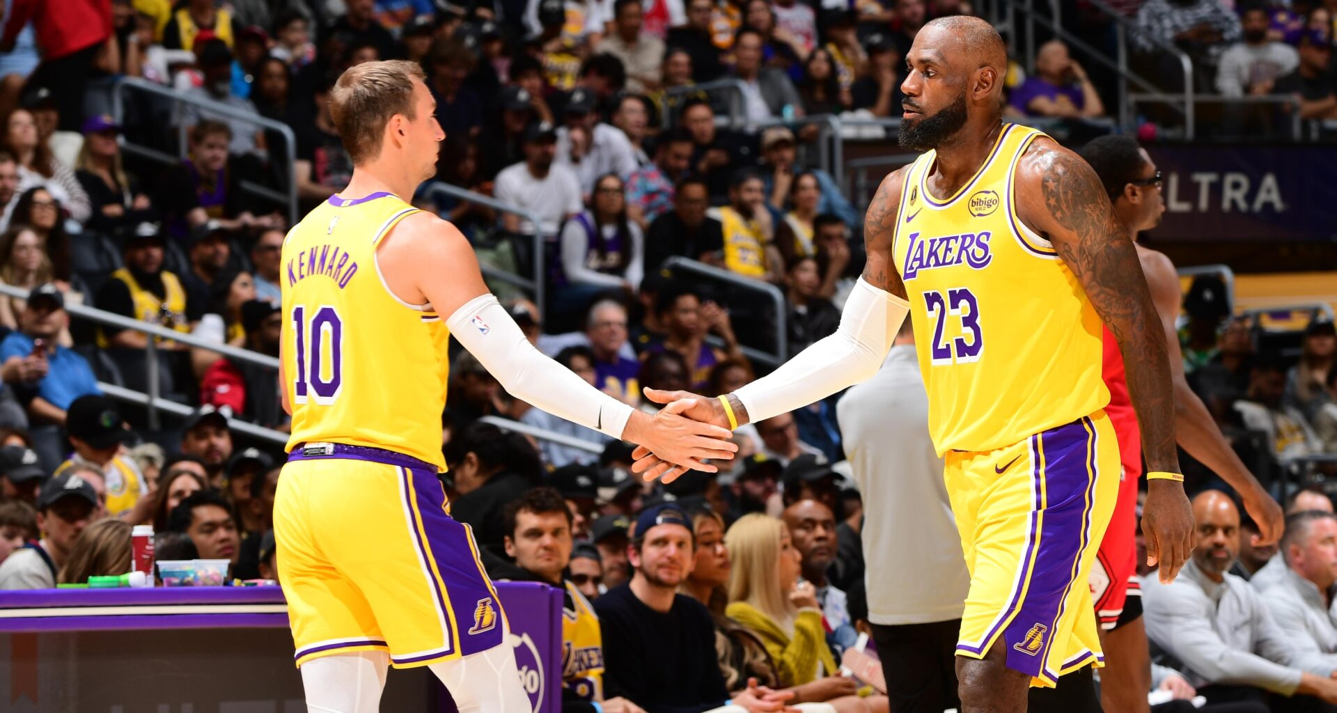 LeBron Sings Luke Kennard 'Theme Song' in Lakers' Locker Room During Interview in New Trending Video