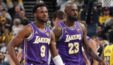 LeBron Hypes Son Bronny James After Lakers' Win and Trending Dunk Video vs. Pacers, 'He Belongs'