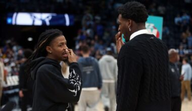 Derrick Rose (L), Ja Morant (R)