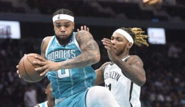 Hornets looking to boost play-in seeding in matchup with Nets