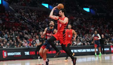 Trail Blazers overwhelm woeful Wizards
