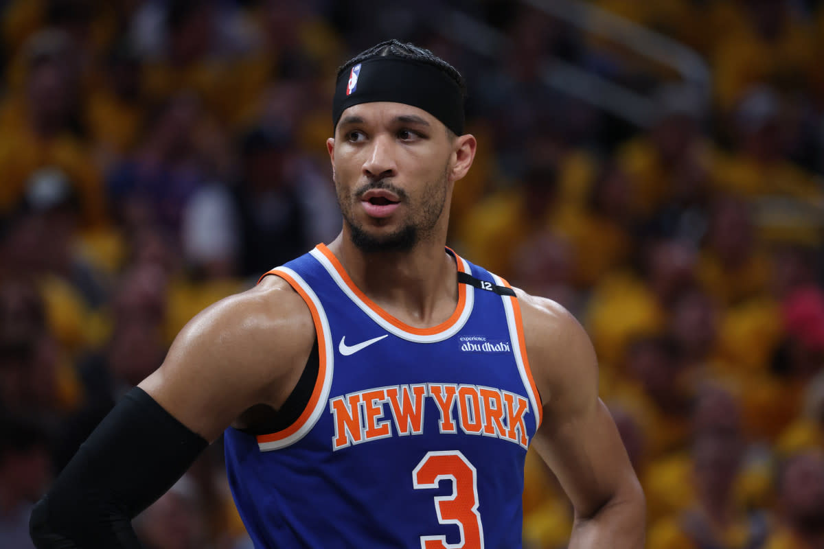 New York Knicks guard Josh Hart (3) © Trevor Ruszkowski-Imagn Images