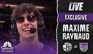 Kings rookie Maxime Raynaud having ‘lot of fun' after 126-122 win over Nets