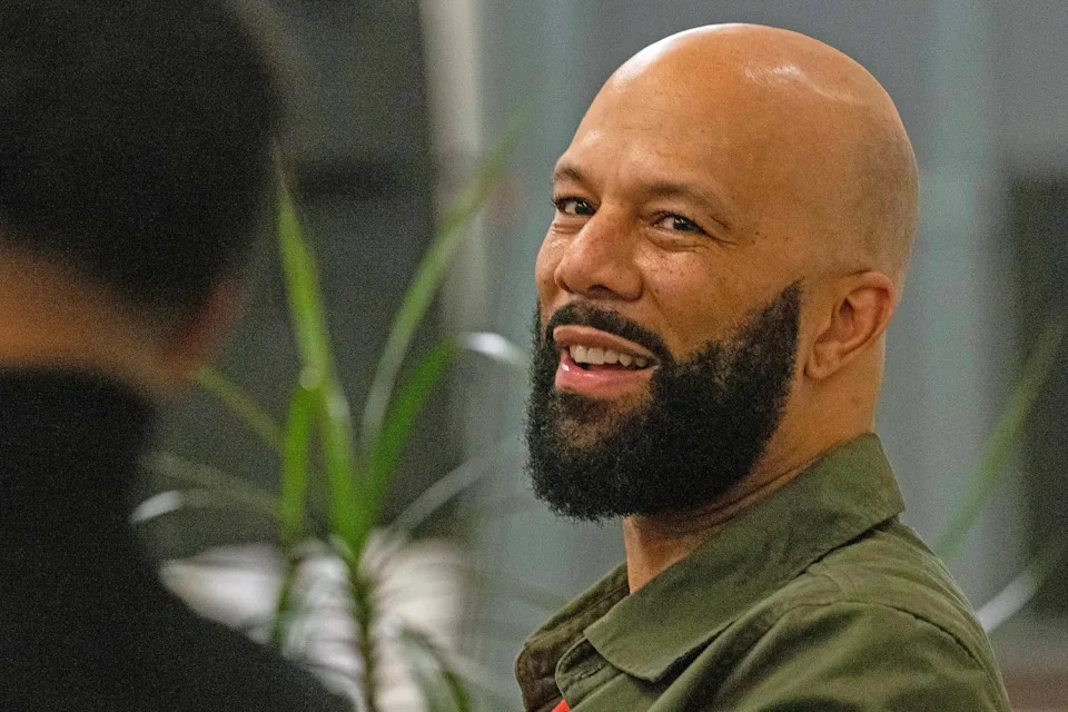 Common, rapper, actor, writer and activist, is featured during a book talk and signing event for his book And Then We Rise: A Guide to Loving and Taking Care of Self at the Wilmington Public Library on Friday, Jan 26, 2024. A capacity crowd of approximately 350 people attended.