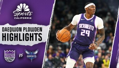Daeqwon Plowden highlights: Watch Kings guard score 22 points in loss to Hornets